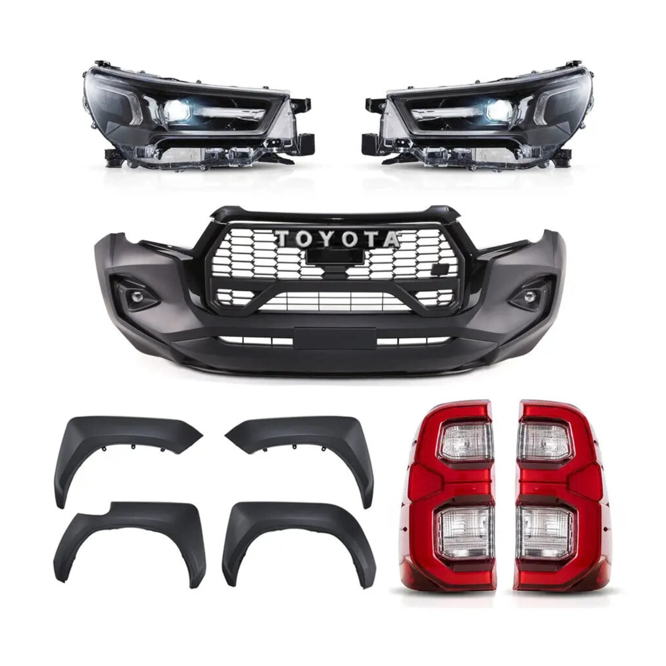 GR Sport Facelift Body Kit Fits Hilux 2015-2024