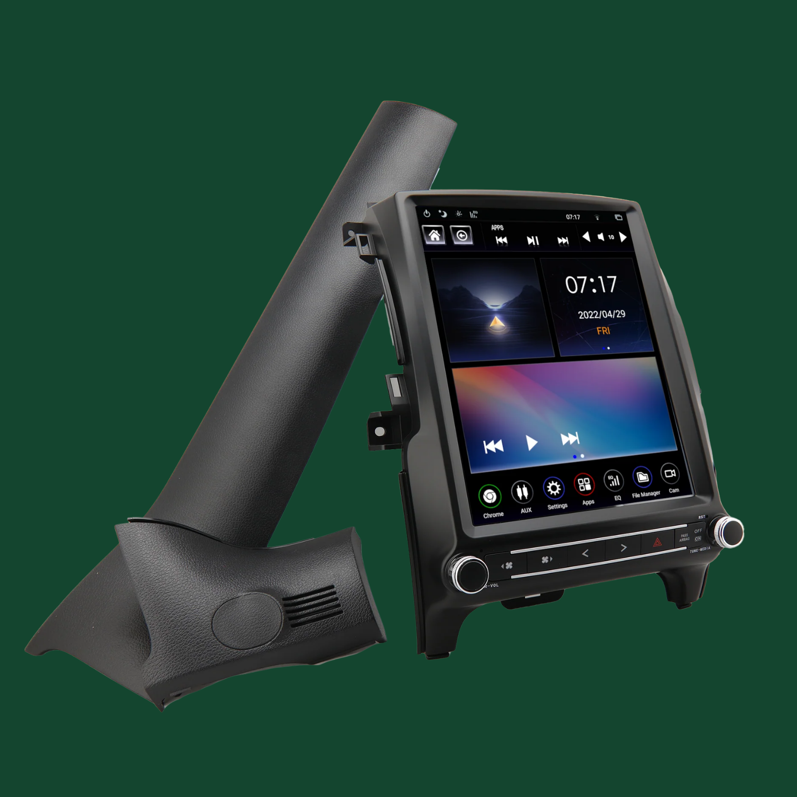 Vertical Head Unit Kit For 2015-2023 Ranger/Everest PX2 PX3